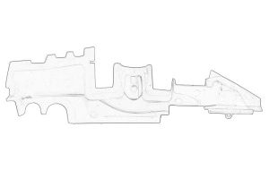 Canal ghidaj aer admisie Dreapta VW PASSAT 2010-2014 - (stanga plastic) - Original OE