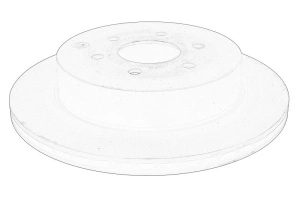 Disc frana Stanga/Dreapta Spate MERCEDES X ; NISSAN NAVARA NP300 dupa 2007 - (470) - Original OE