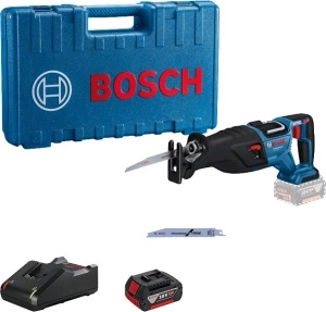 Fierastrau electric GSA 185-LI 18V 5Ah, Li-Ion, ambalare: valiza, baterie si incarcator inclus, contine: lama BOSCH