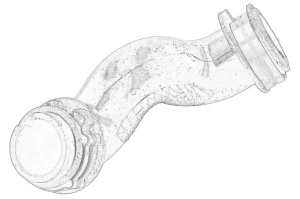 Furtun aerisire chiulasa FORD MONDEO V, S-MAX; FORD USA EDGE dupa 2014 - Original OE