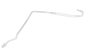 Furtun frana cauciuc / metal Dreapta Spate MERCEDES CITAN MIXTO, CITAN dupa 2006 - (M10x1/M10x1, fara vehicule pe roti de otel de 14 "; DOUBLE CABIN; MPV) - Original OE