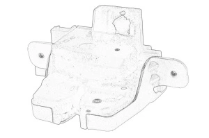 Inchizatoare capota MERCEDES EQV, V, VITO MIXTO dupa 2014 - (W447; W447; DOUBLE CABIN; W447; W447) - Original OE