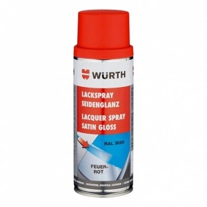 Lac spray rosu foc matasos RAL3000 400 ml WURTH