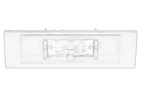 Lumina numar BMW Seria 1, 1, 6 - (E81; E87; F20; F21; F12; F13; F06; I01; E89) - Original OE