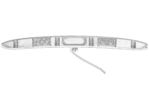 Lumina numar panel BMW Seria 3 1997-2005 - (negru; E46) - Original OE - Img 2