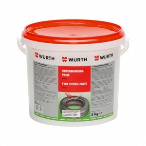 Pasta vulcanizare montaj anvelope alba Wurth, 5 kg