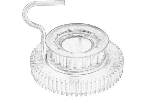 Roata dintata/pinion ax came FORD TRANSIT CUSTOM V362, TRANSIT V363 dupa 2015 - Original OE