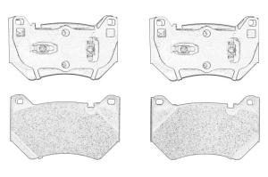 Set placute frana Fata AUDI Q5 dupa 2016 - Original OE