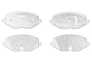 Set placute frana Fata SEAT LEON, LEON SPORTSTOURER; SKODA OCTAVIA IV; VW CADDY CALIFORN dupa 2019 - Original OE