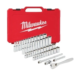 Set scule / Set prize, omogen 50 buc, profil: Hexagonal, priză / antrenare: 1/4", ambalaj: valiză din plastic MILWAUKEE