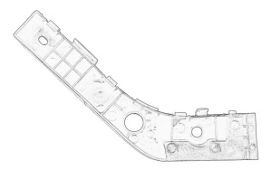 Suport bara Dreapta Fata HYUNDAI I30 2007-2012 - (latura, plastic) - Original OE