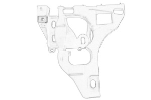 Suport bara Stanga Fata OPEL ADAM 2012-2019 - (plastic) - Original OE
