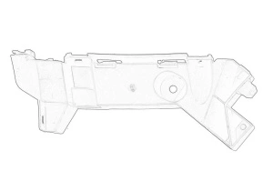 Suport bara Stanga Spate SEAT IBIZA IV, IBIZA IV SC, IBIZA IV ST 2008-2017 - (latura, plastic) - Original OE