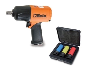 Surubelnita electrica diametru extern 1/2", 1760 Nm, consum aer: 288 l/min., greutate: 2 kg Beta