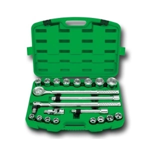 Trusa chei tubulare cu clichet 3/4'' ,Toptul 21 piese