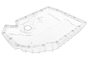 Baie ulei SEAT ALHAMBRA, ATECA, LEON dupa 2012 - (partea inferioara; plastic) - Original OE
