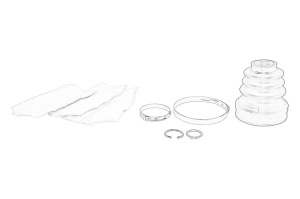 Burduf cauciuc cap planetara Interior RENAULT CLIO II, CLIO II/HATCHBACK, GRAND SCENIC II dupa 2001 - (36mm; cu inel de blocare; cu unsoare si benzi) - Original OE