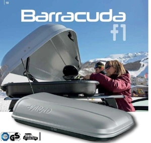 Cutie Transport Gri 225X80X42 530 Litri Deschidere Dubla Farad Marlin