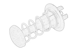 Element montaj capota motor Stanga/Dreapta MERCEDES Clasa C, C, E T-MODEL dupa 2007 - (C204; W204; S212; W212; R172; R172) - Original OE