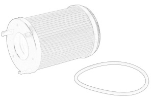 Filtru ulei ISUZU N, D-MAX II RZ4E-TC/RZ4E-TCENGEU6B dupa 2017 dupa 2017 - (cartus filtrant; RDZ) - Original OE