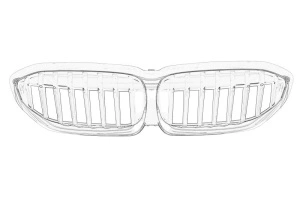 Grila Fata BMW 3 dupa 2018 - (G20, G80, G28; G21; G21, G81) - Original OE