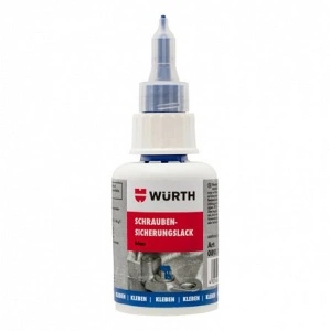 Lac sigiliu suruburi albastru RAL 5012 50 ml WURTH
