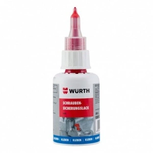 Lac sigiliu suruburi rosu RAL 3000 50 ml WURTH