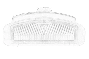 Lumina numar inmatriculare NISSAN MICRA C+C III, MICRA III 2003-2010 - Original OE