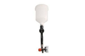 Pistol vopsire pneumatic SLIM XLIGHT HTE, RP, marime duza: 1,3 (cu manometru pt pistolul de vopsit I05; rezervor gravitational 0.6l) - Img 3