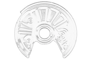Protectie disc frana diametru 55/330mm Dreapta Spate AUDI Q3; SEAT TARRACO; SKODA KODIAQ I, OCTAVIA IV, SUPERB III; VW dupa 2014 - Original OE