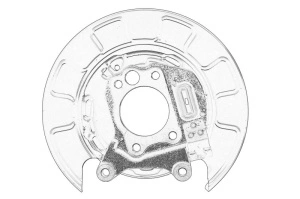 Protectie disc frana Dreapta HYUNDAI TUCSON, TUCSON/SUV; KIA SPORTAGE II 2004-2012 - Original OE
