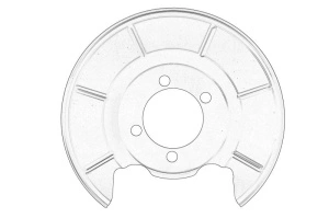 Protectie disc frana Dreapta Spate TOYOTA AURIS 2006-2012 - Original OE