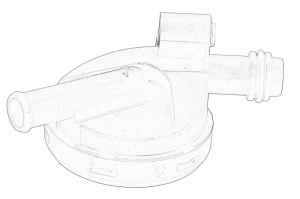 Separator ulei ventilatie bloc motor SEAT IBIZA III; SKODA FABIA I, FABIA I PRAKTIK, FABIA II; VW FOX 2001-2014 - (supapa) - Original OE
