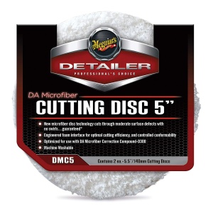 Set 2 bucati burete polish cu microfibra Meguiar's pentru masina de polish, abraziv , 5", Microfiber Cutting Disc