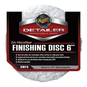 Set 2 bucati burete polish cu microfibra Meguiar's pentru masina de polish, finisare , 6", Microfiber Finishing Disc