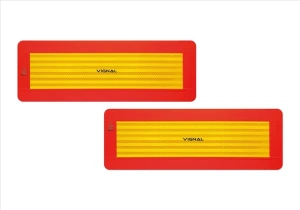 Set 2 Placute Reflectorizante 565X195MM Suport Aluminium, VIGNAL