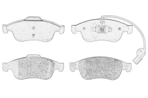Set placute frana Fata MERCEDES CITAN TOURER, CITAN/MINIVAN, T dupa 2021 - (W420; W420; MPV) - Original OE
