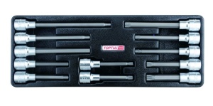 Set torx HEX lungi TOPTUL