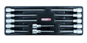Set torx HEX lungi TOPTUL