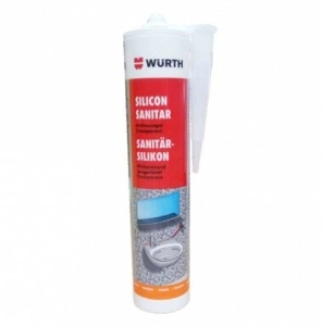 Silicon sanitar Alb 310 ml WURTH
