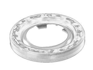 Simering ulei arbore cotit Fata IVECO DAILY III, DAILY V; FIAT DUCATO dupa 2001 - (50x80x14) - Original OE