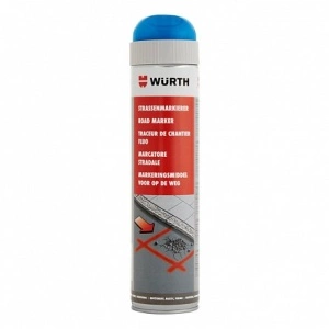 Spray pentru marcaje Albastru neon 600 ml WURTH