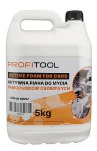 Spuma activa PROFITOOL, 5kg, pentru curatarea suprafetelor puternic macinate, autoturisme, sigur pt vopsea si elemente de cauciuc, fluid