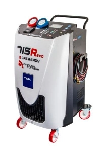 Statie incarcat AC KONFORT 715R EVO/HFO (R1234yf), mod operare automatic/manual, destinat pentru: vehicule agricultura; vehicule hibride; autoturisme; camioane, identificator de refrigerant TEXA