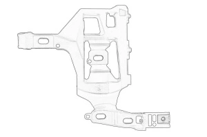 Suport bara Dreapta Fata OPEL CORSA E, CORSA E/HATCHBACK dupa 2014 - Original OE