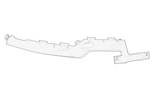 Suport bara protectie Dreapta Fata OPEL MERIVA B 2010-2017 - Original OE