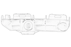 Suport bara protectie Dreapta Spate TOYOTA RAV 4 IV 2012-2019 - Original OE