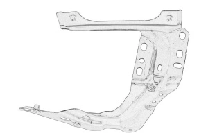 Suport fixare aripa Dreapta Fata VW TIGUAN dupa 2016 - Original OE
