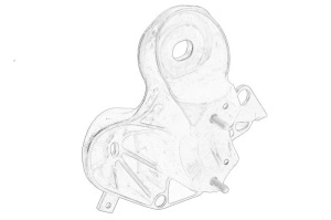 Suport motor Dreapta Fata AUDI A6 C6 2005-2011 - Original OE