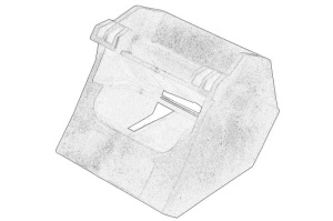 Suport radiator Dreapta Inferior BMW 5, 6 2001-2010 - (bratara; E60; E61; E63; E64) - Original OE